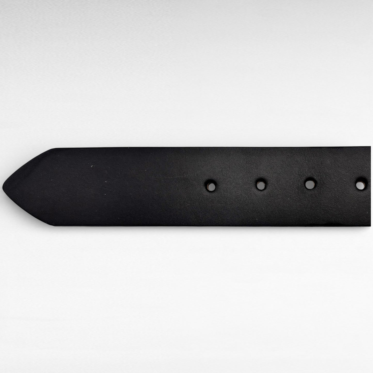 Black Bridle Leather Belt – 1 3/4” Bridle Leather – Handcrafted in USA