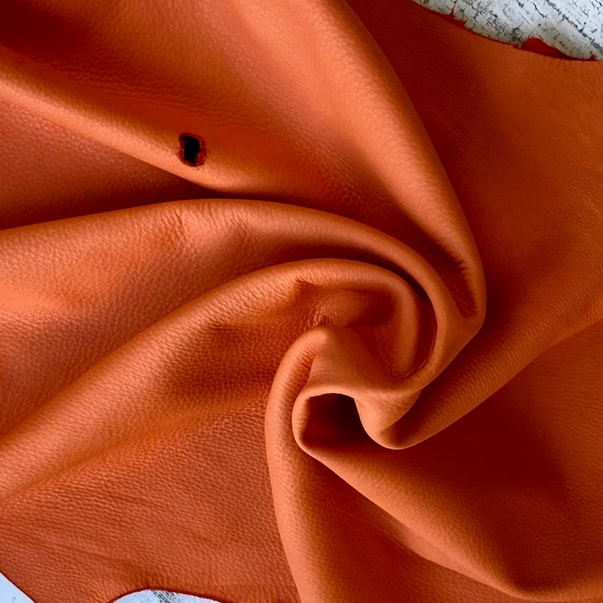 Large Colorful Deerskin Pouch – 6" Zipper