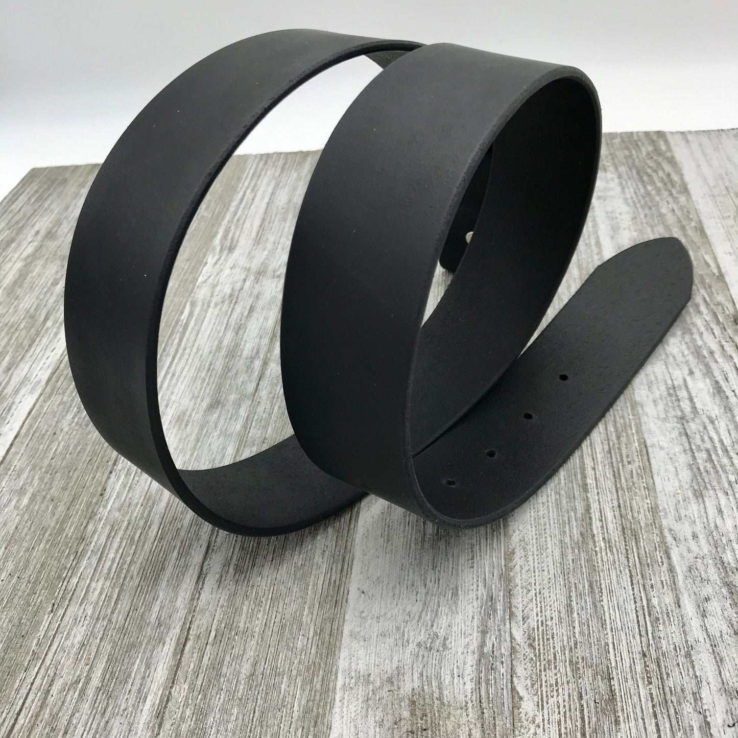 Black Leather Belt (1 1/4")