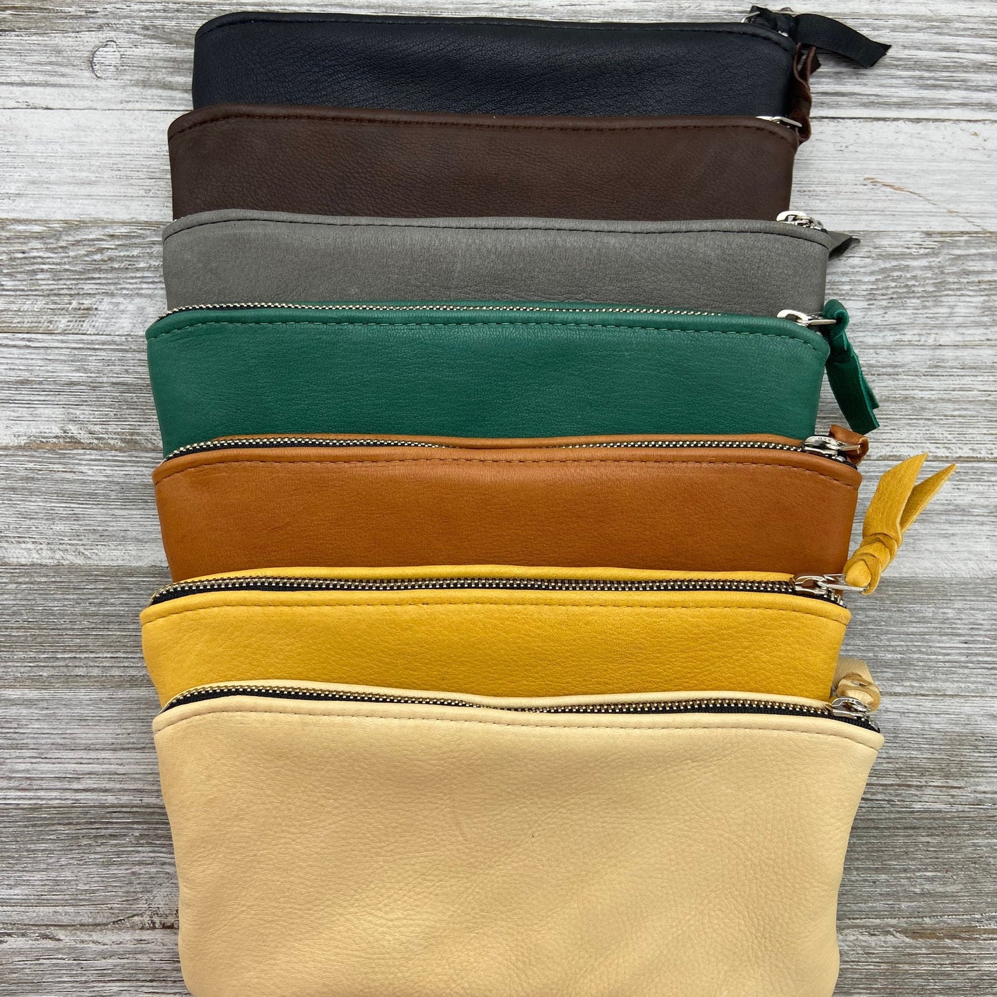 XXL Deer Skin Pouch (10" zipper)