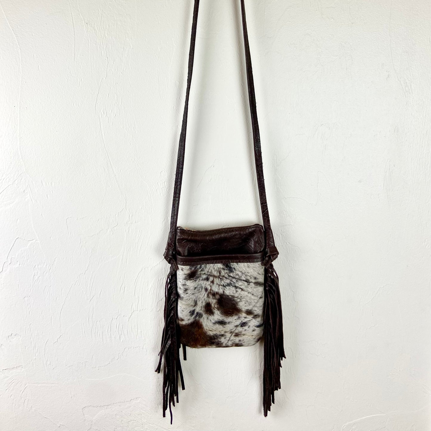 Helena w/ Fringe & Furr -Small Shouler Bag
