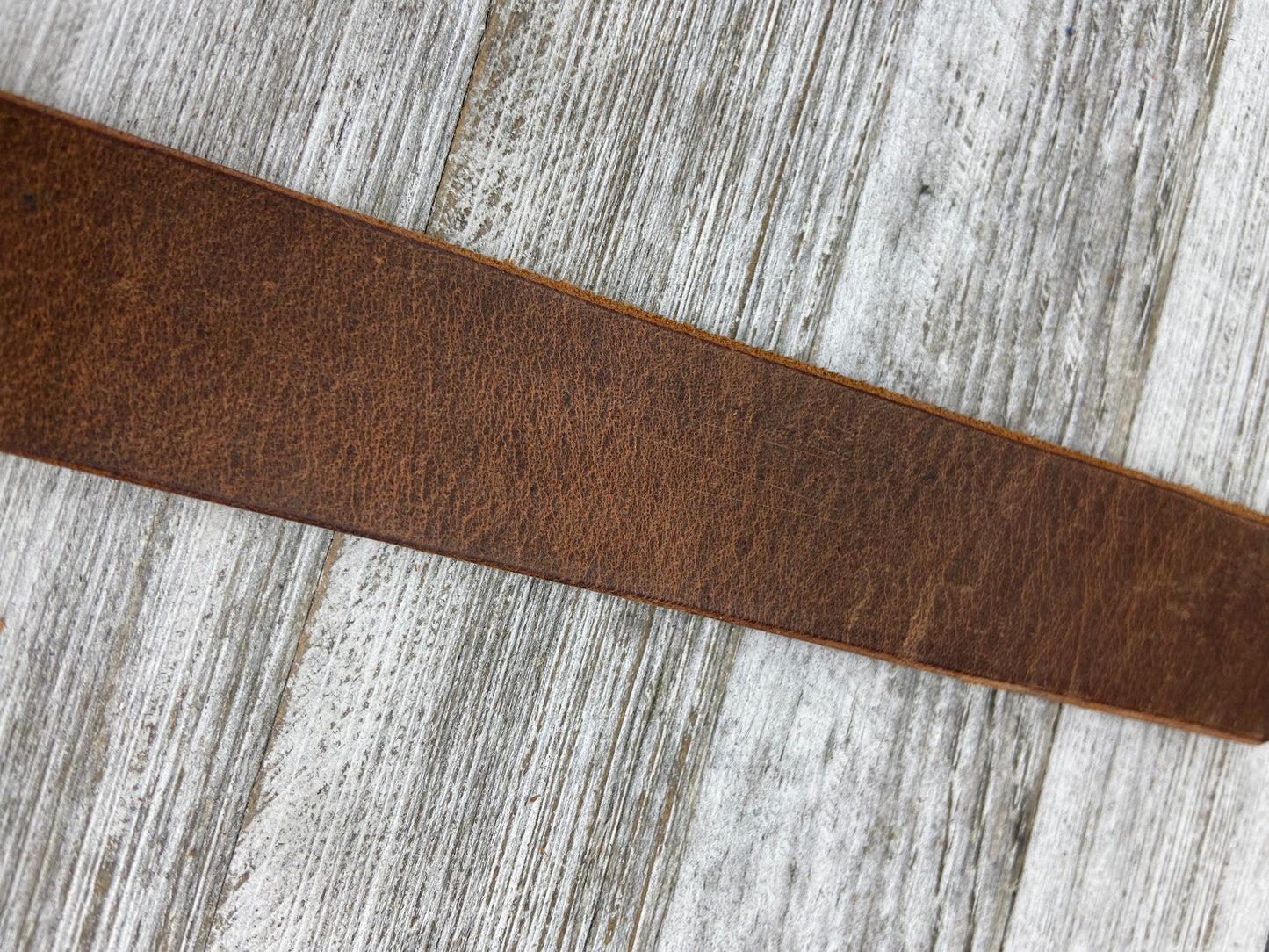 1 3/4” Crazy Horse Brown Leather Belt – Vintage Style, Durable & Handmade in USA