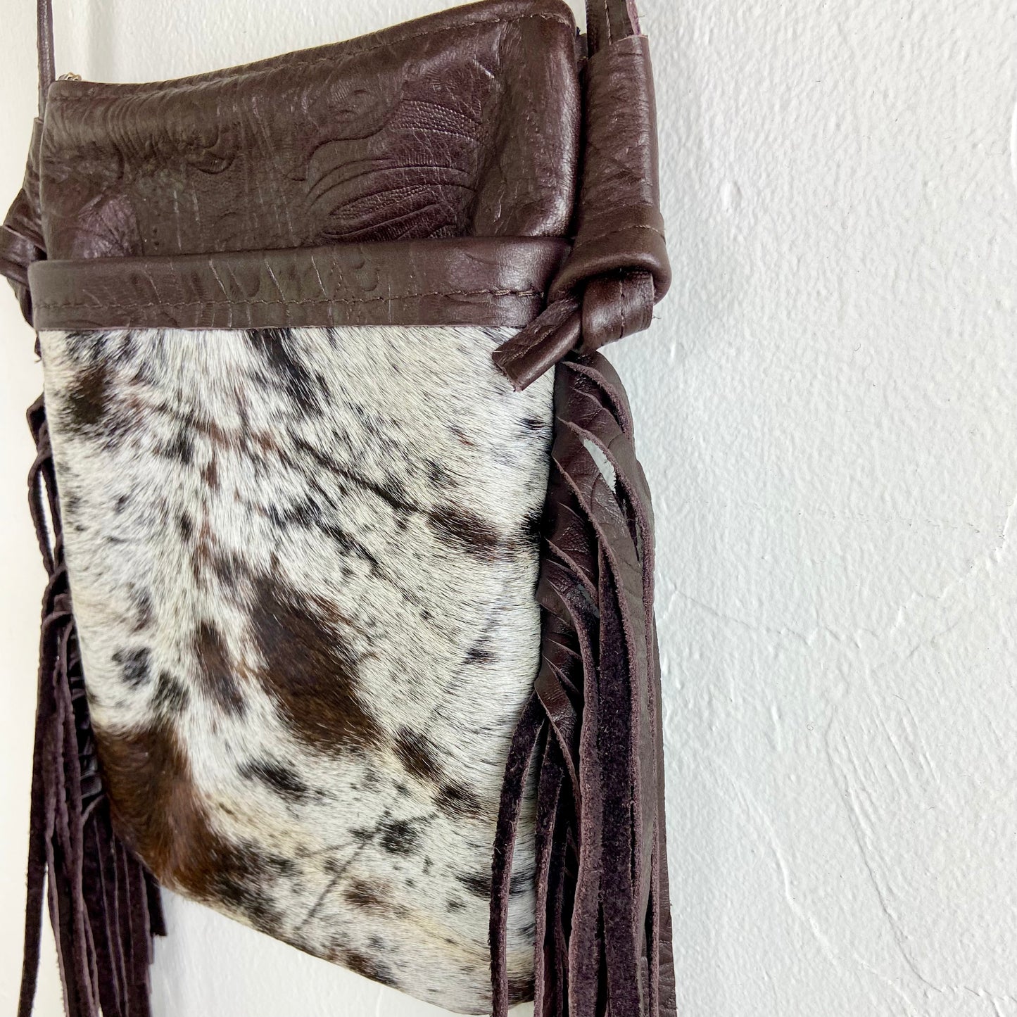 Helena w/ Fringe & Furr -Small Shouler Bag