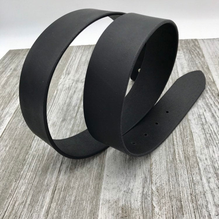 Black Leather Belt (1 1/2")