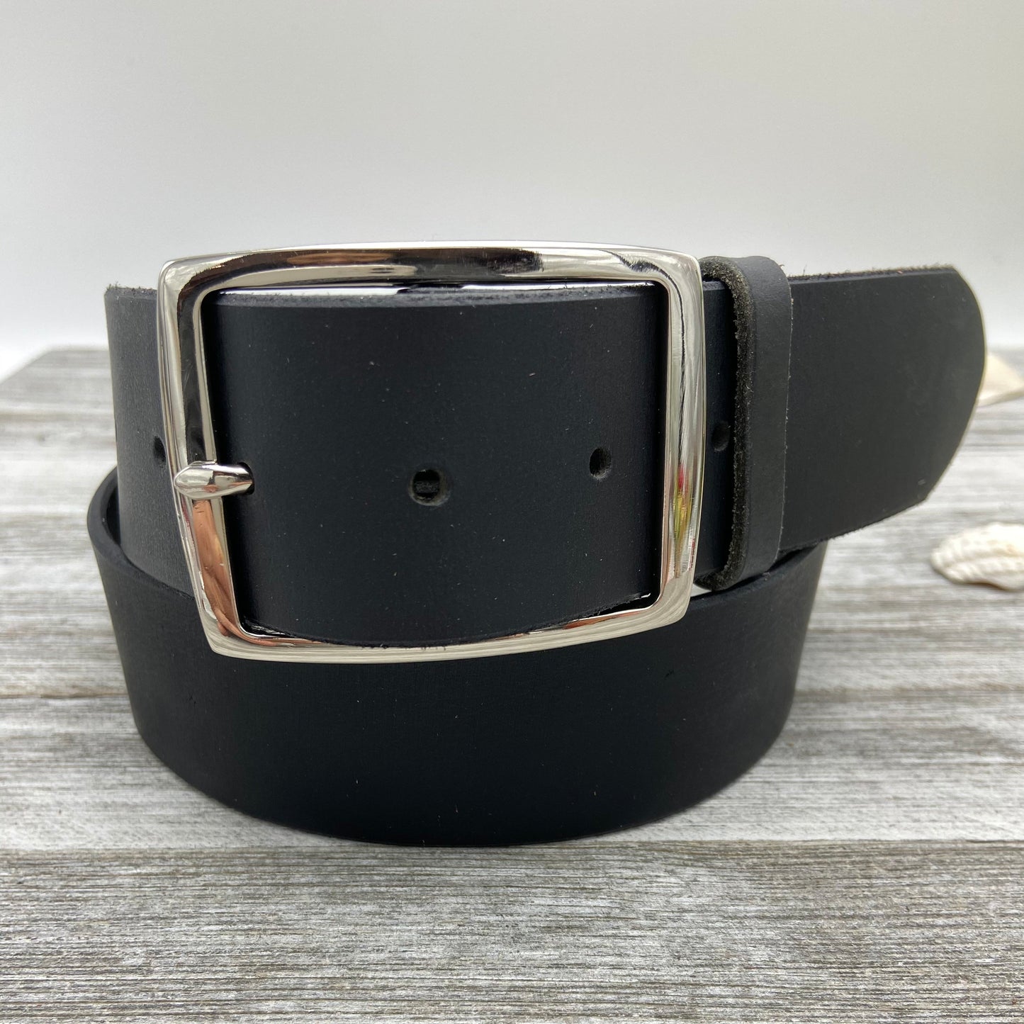 Black Leather Belt (1 3/4”)