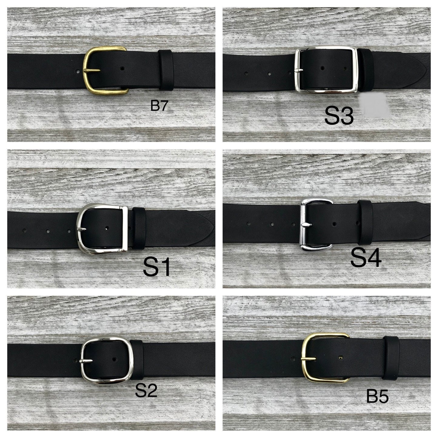 Dk.Brown Leather Belt (1 1/2” )