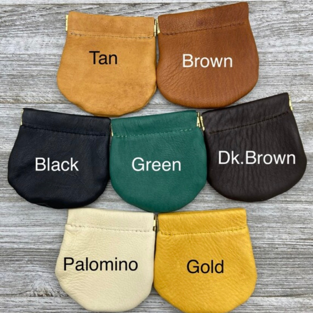 Large Deer Skin Pouch (6" zipper)