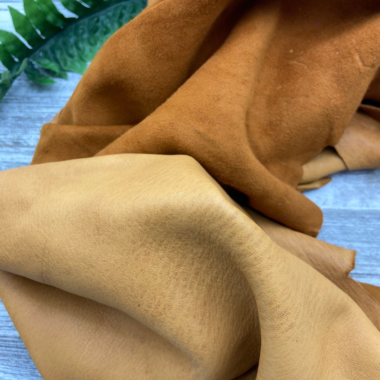 Large Deer Skin Drawstring Pouch (9" x 7.25")