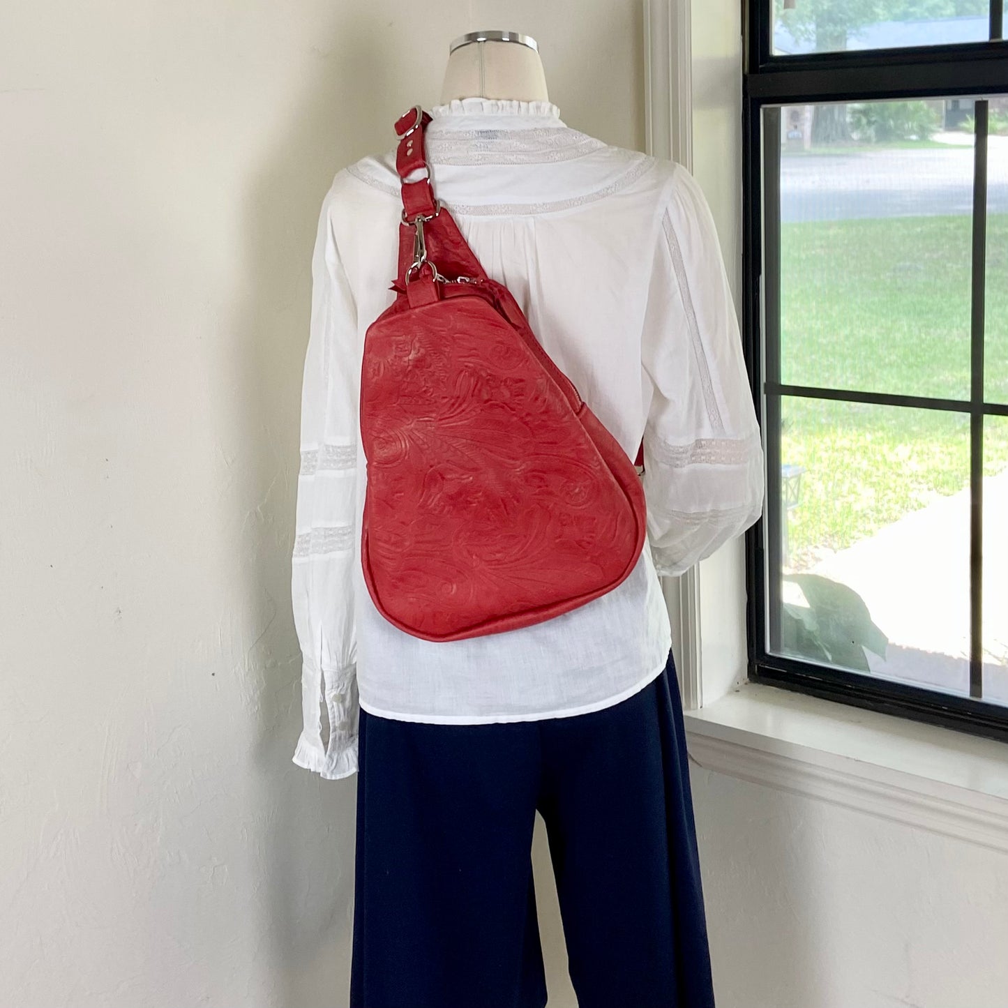 Lennon ~ Floral Sling Backpack