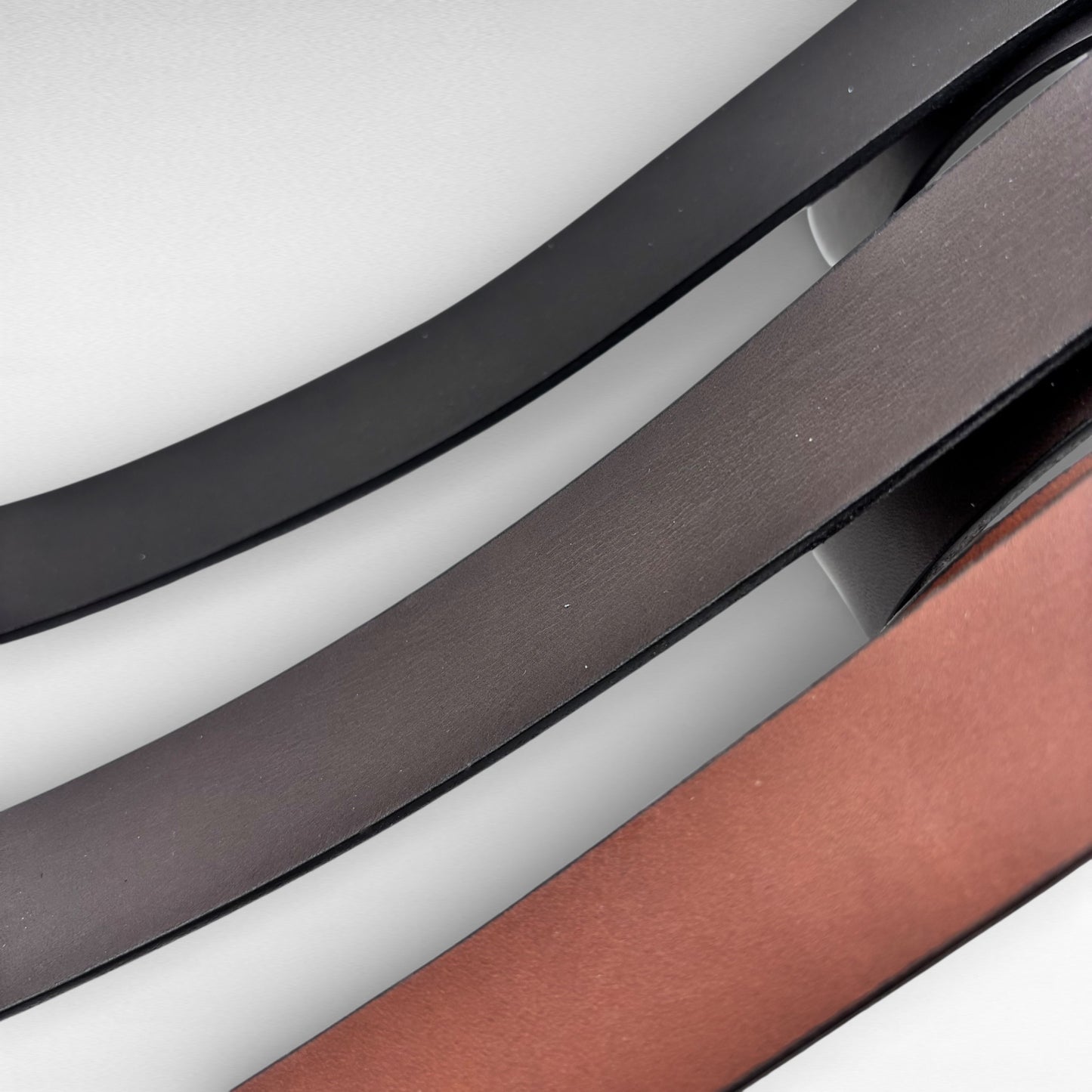 Black Bridle Leather Belt – 1 3/4” Bridle Leather – Handcrafted in USA