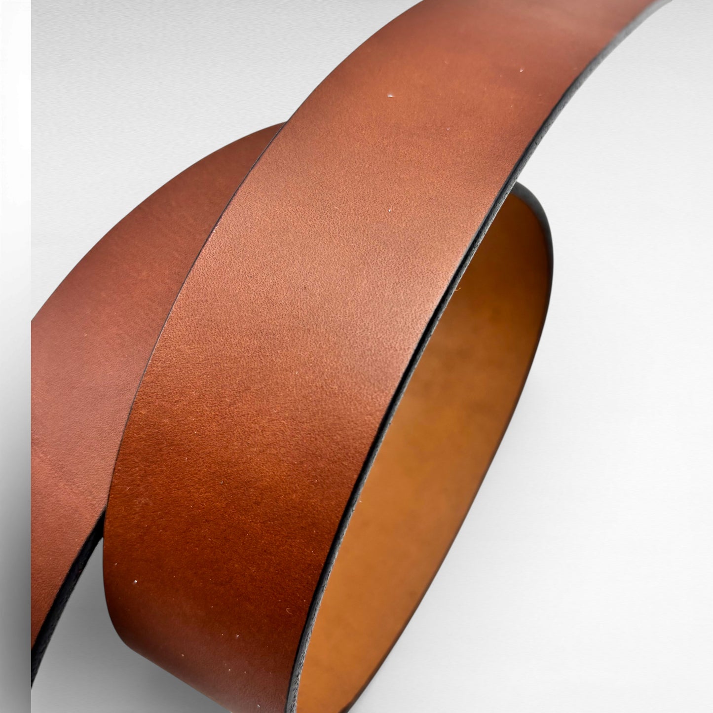 Brown Bridle Leather Belt – 1 3/4” Bridle Leather – Handcrafted in USA