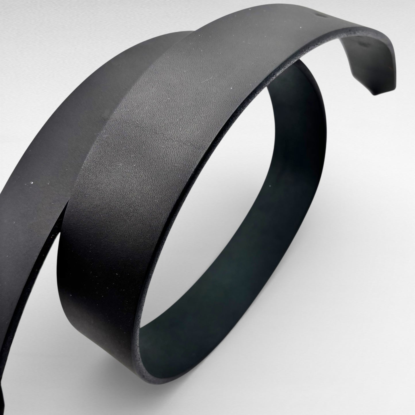 Black Bridle Leather Belt – 1 3/4” Bridle Leather – Handcrafted in USA