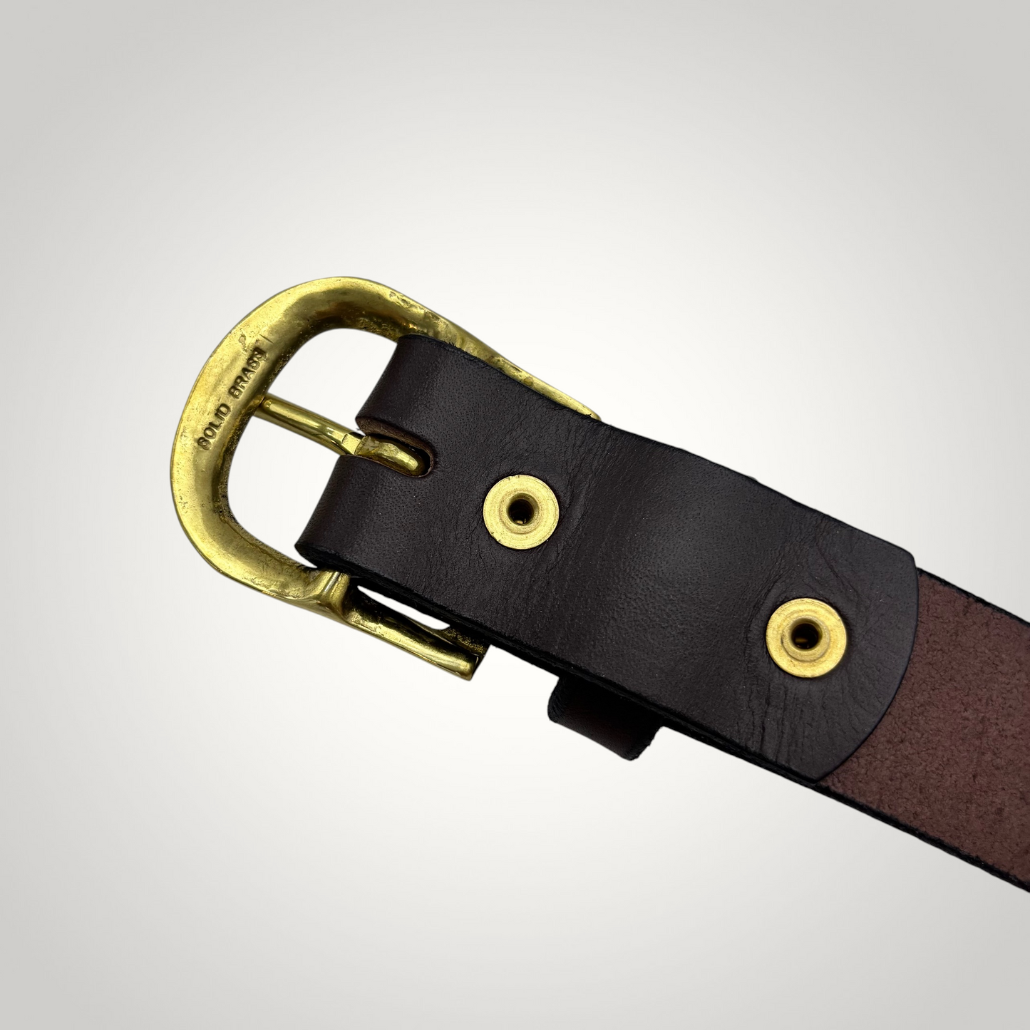 Dark Brown Bridle Leather Belt – 1 1/4” | Handcrafted in USA