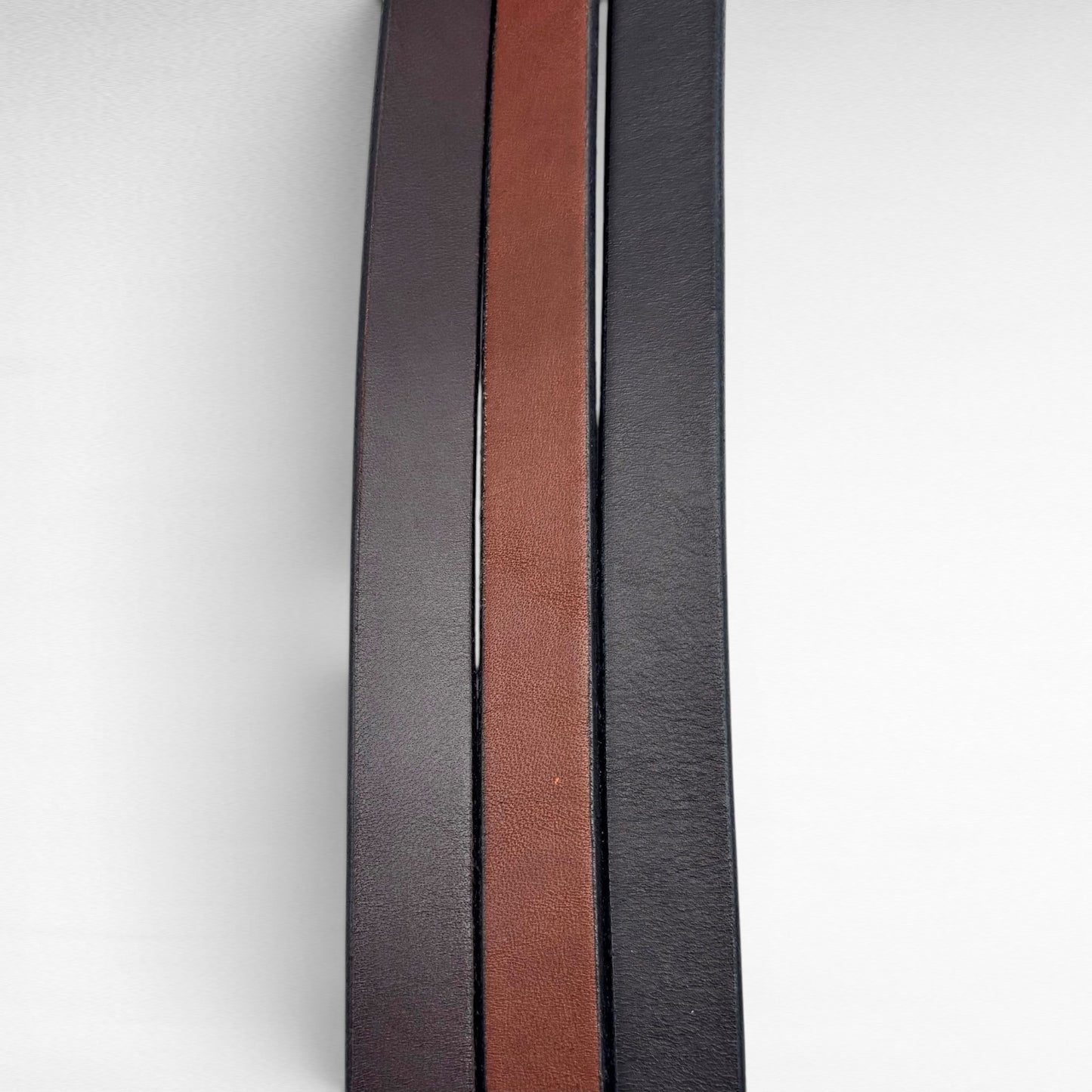 Dark Brown Bridle Leather Belt – 3/4” | Handcrafted in USA