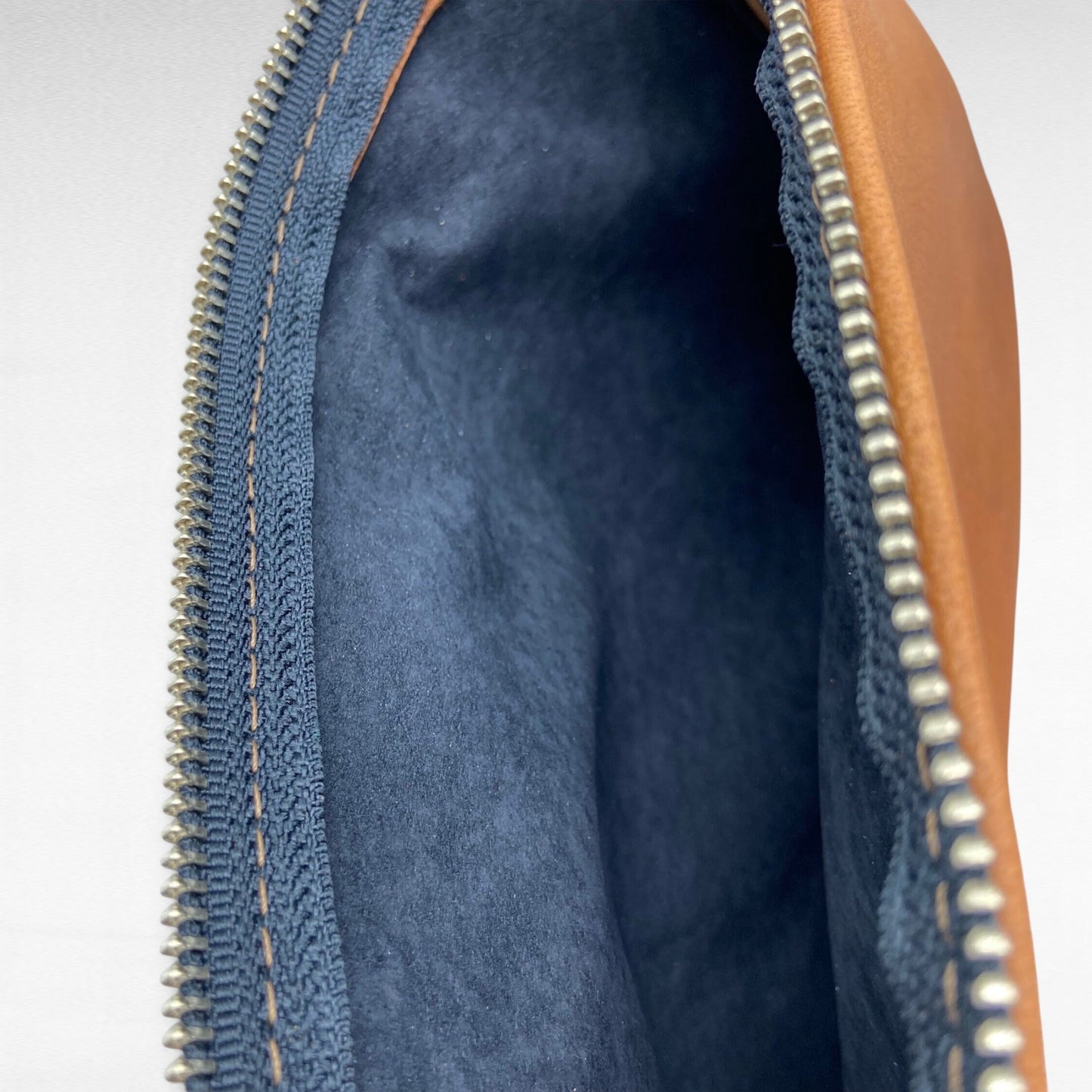 XXL Deer Skin Pouch – 10" Zipper