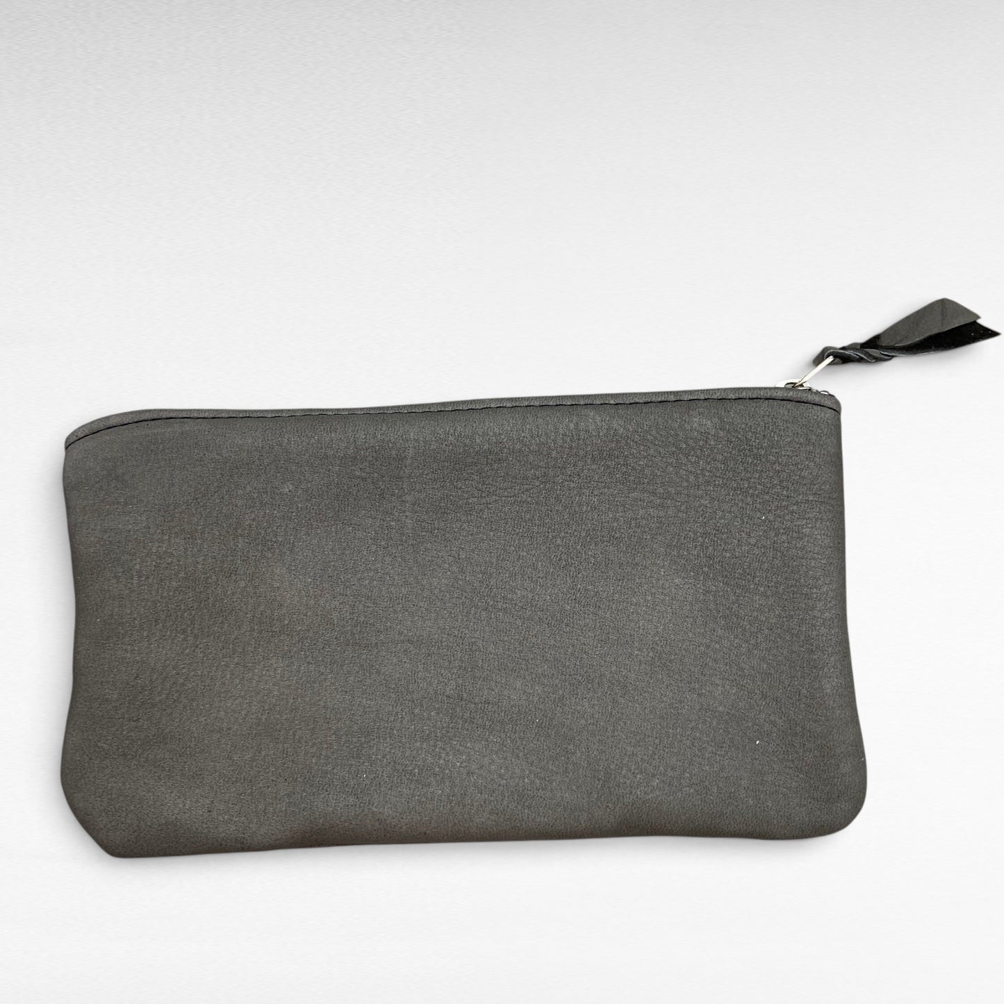 XXL Deer Skin Pouch – 10" Zipper