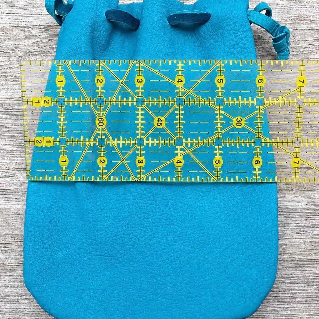 Deerskin Large Drawstring Pouch | Handmade in USA