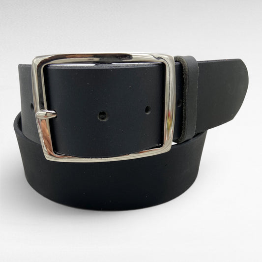 Black Full Grain Leather Belt – 1 3/4” | Handcrafted in USA