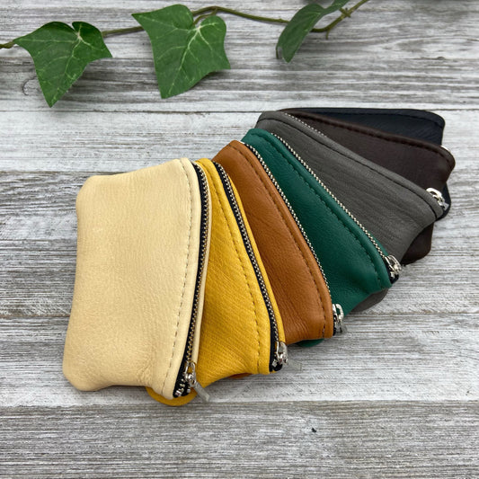 Deerskin 4.8" Coin Purse | Handmade in USA