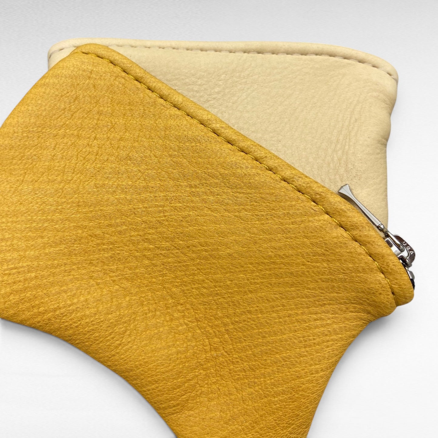 Small Deer Skin Pouch – 4.8" Zipper