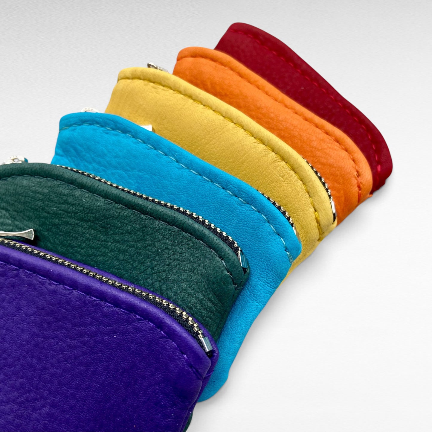 Extra Small Deer Skin Pouch – 4" Zipper