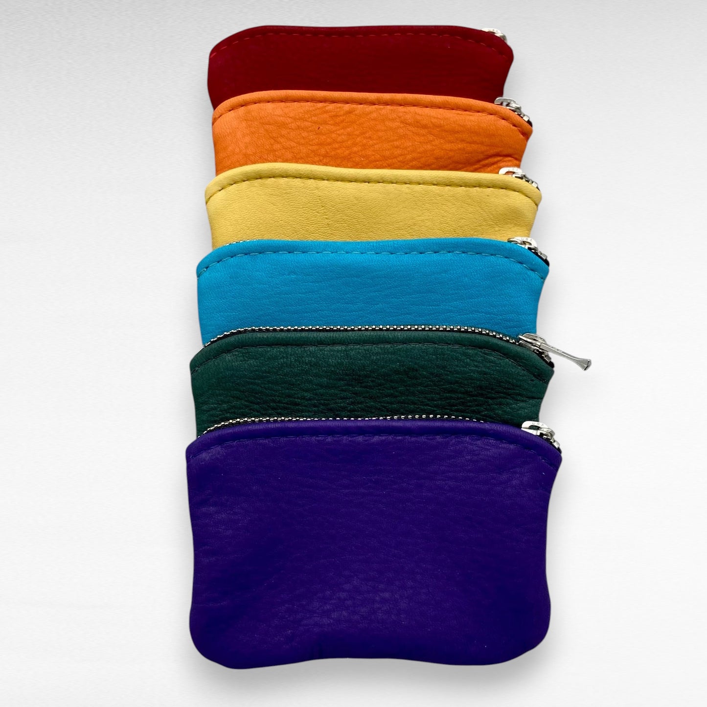 Extra Small Deer Skin Pouch – 4" Zipper