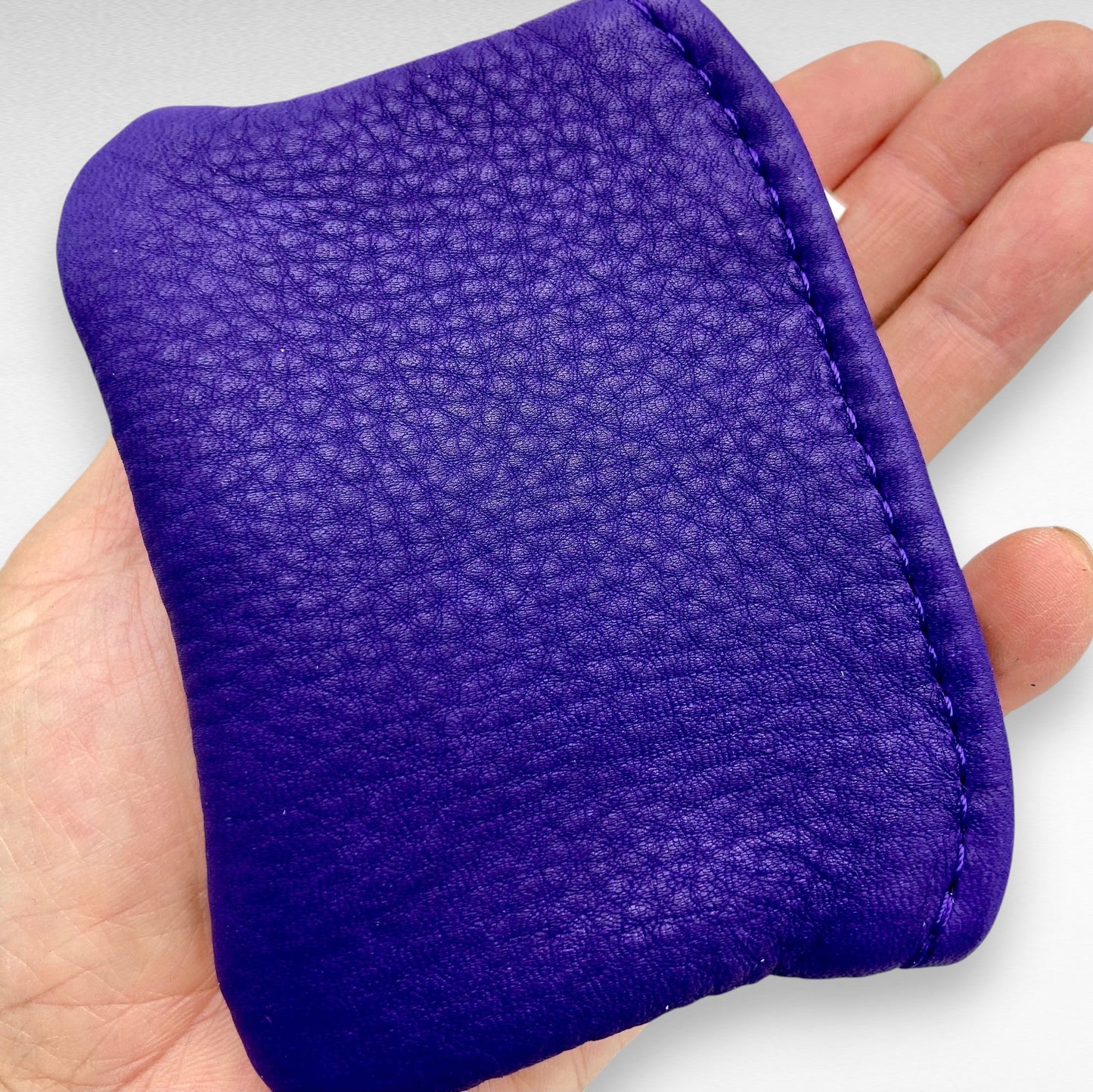 Extra Small Deer Skin Pouch – 4" Zipper