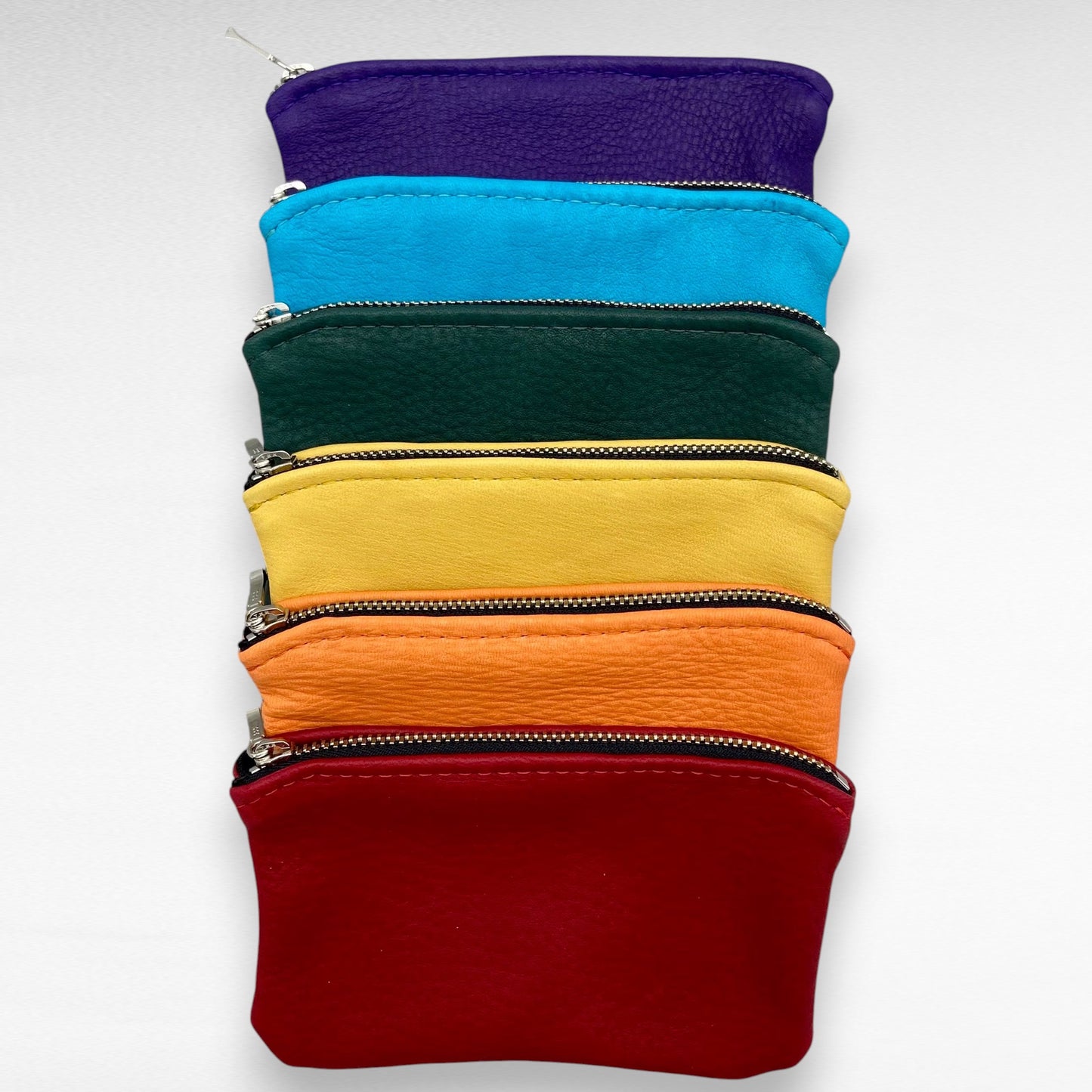 Large Deer Skin Pouch – 6" Zipper