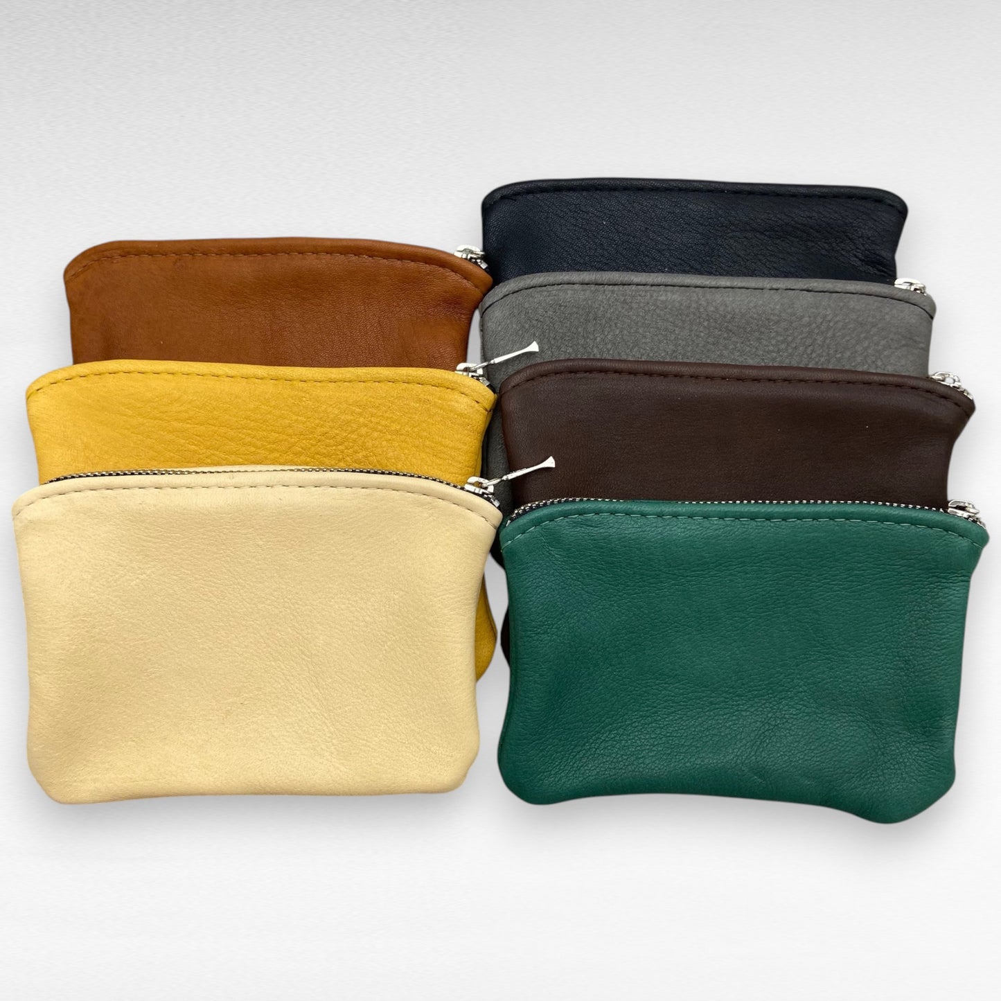 Large Deer Skin Pouch – 6" Zipper