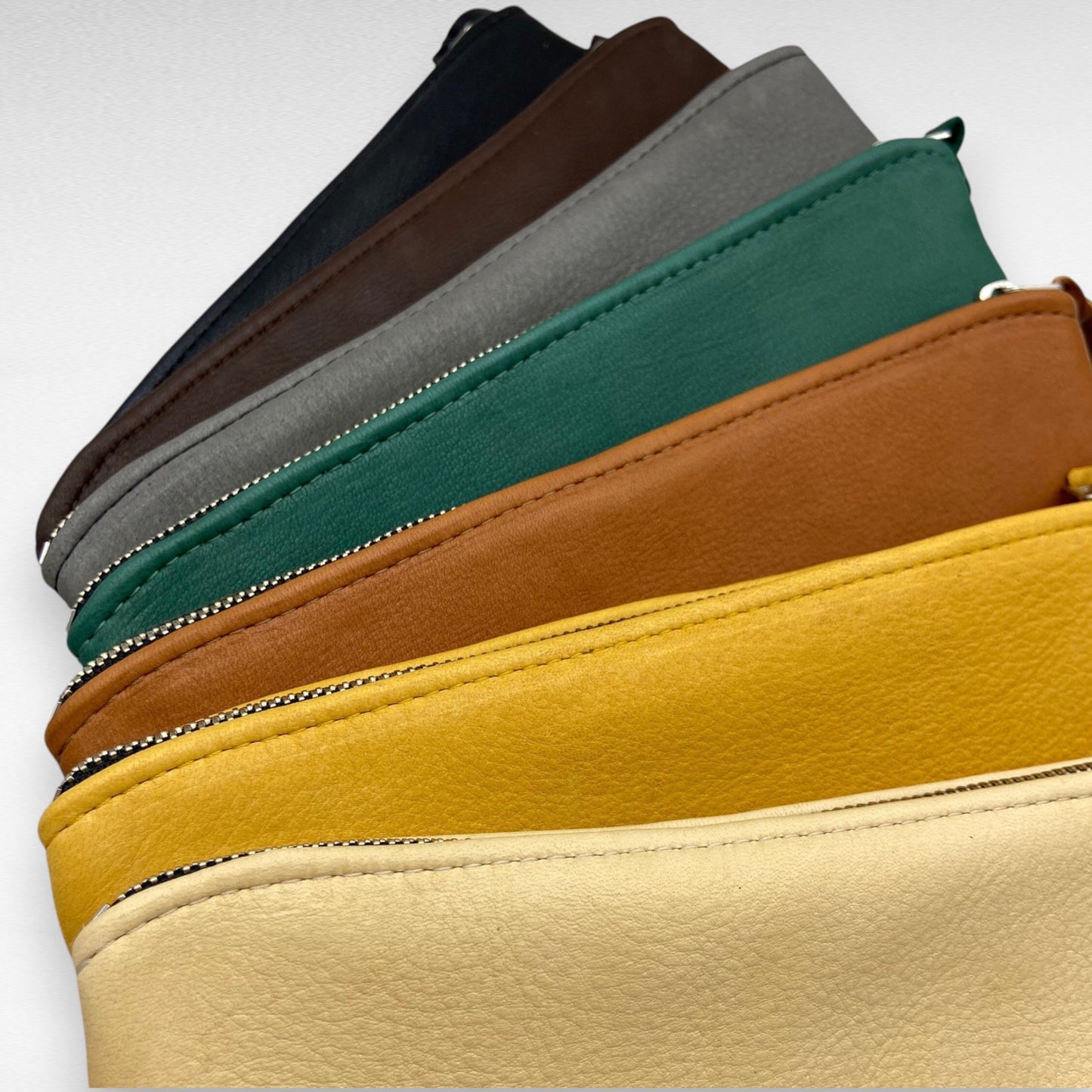 Large Deer Skin Pouch – 6" Zipper