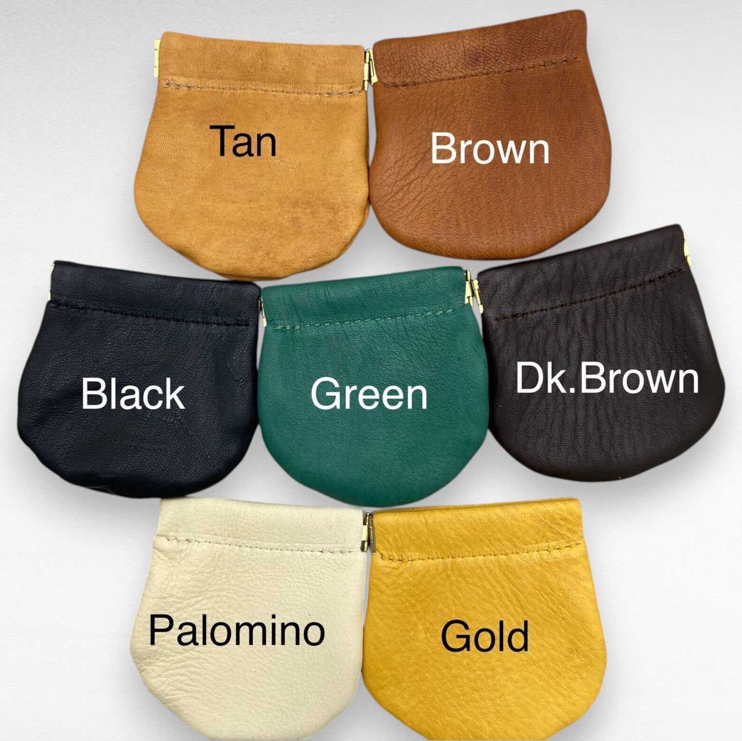Large Deer Skin Pouch – 6" Zipper