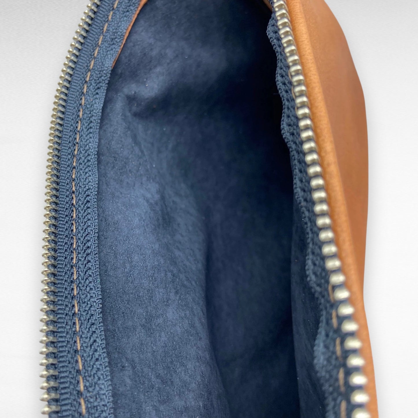 XL Colorful Deerskin Pouch – 8" Zipper