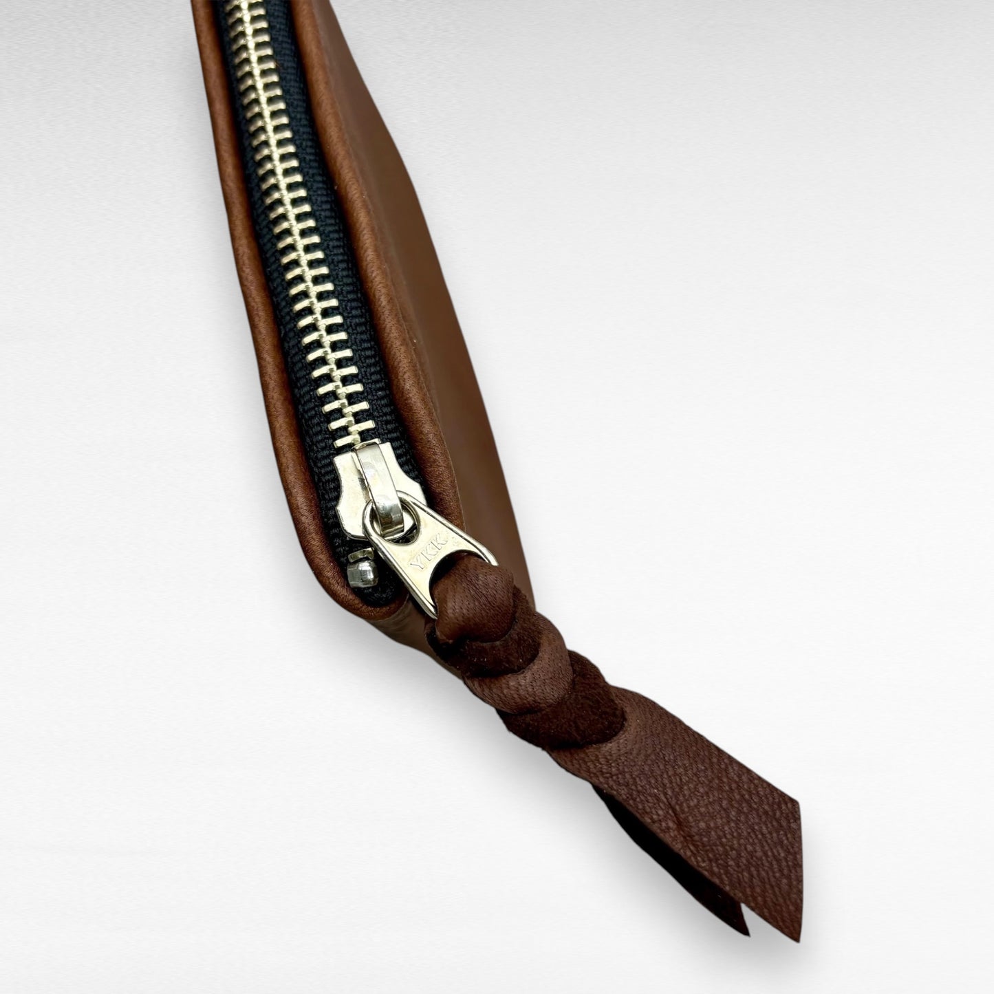 XL Colorful Deerskin Pouch – 8" Zipper
