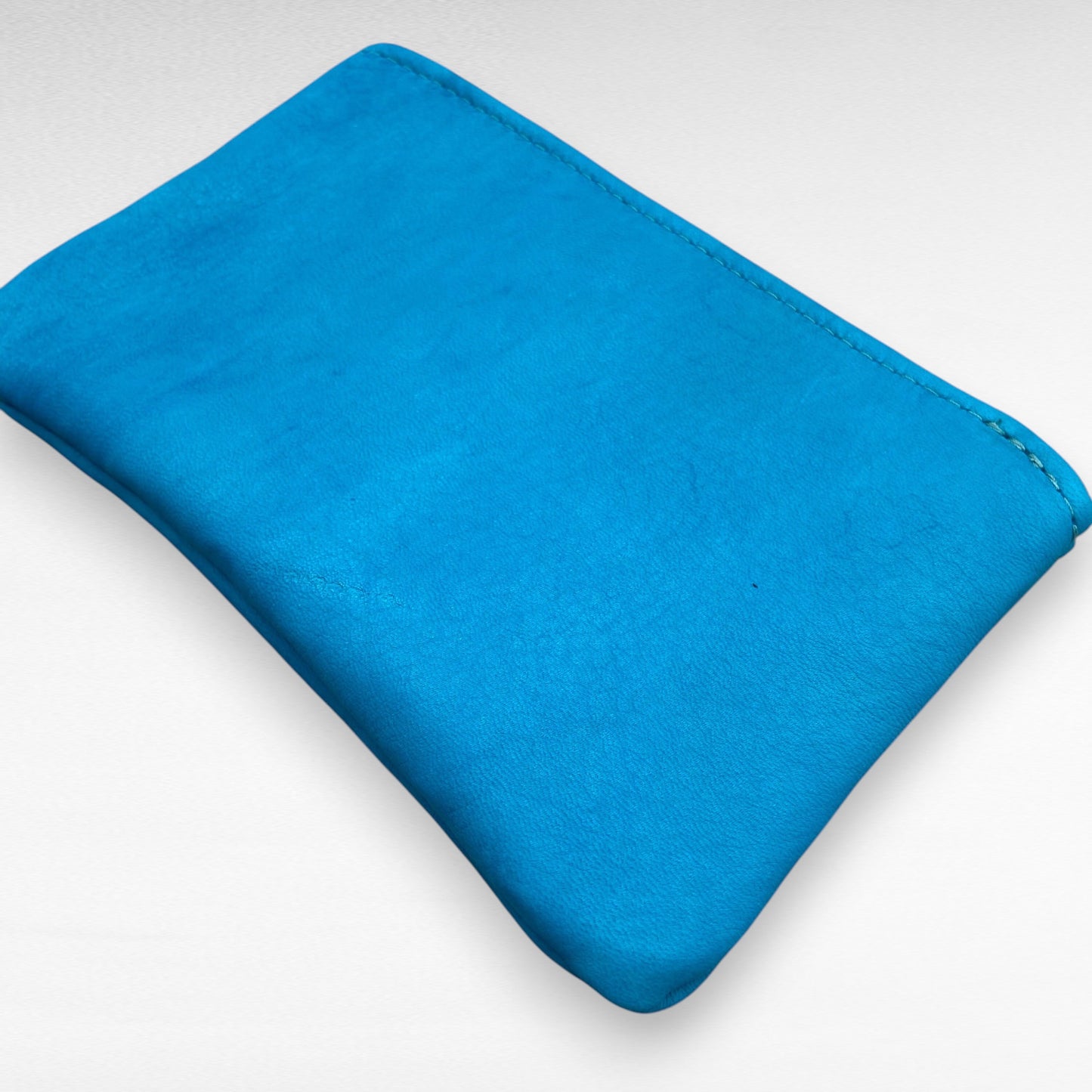 XL Colorful Deerskin Pouch – 8" Zipper