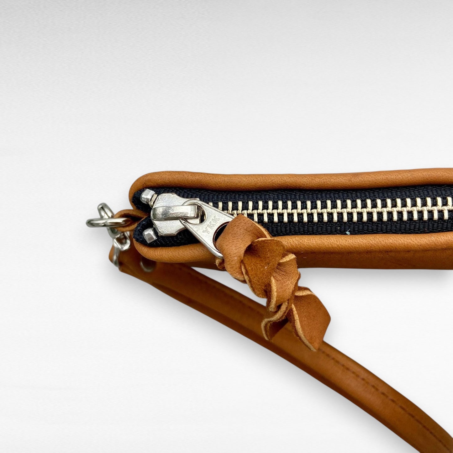 XL Deer Skin Pouch with Wristlet – 8" Zipper
