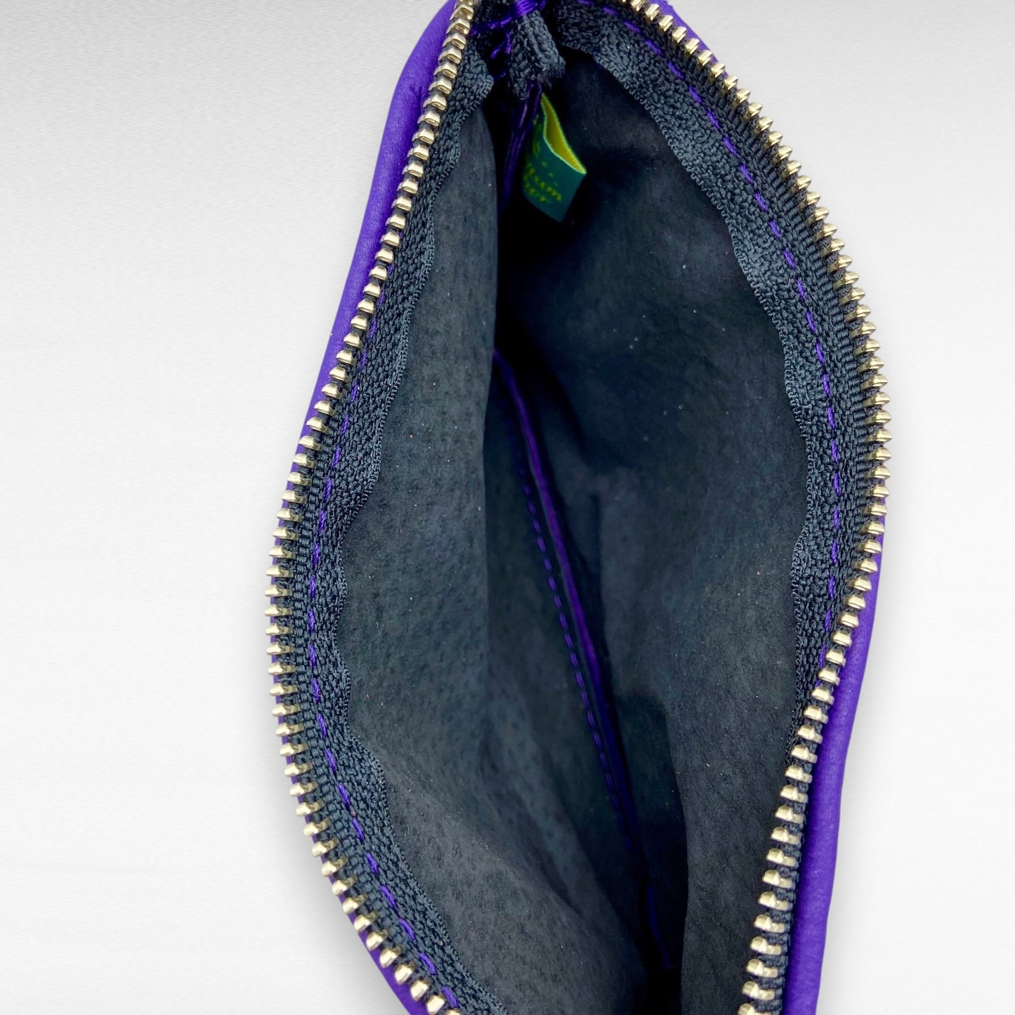 XL Deer Skin Pouch with Wristlet – 8" Zipper