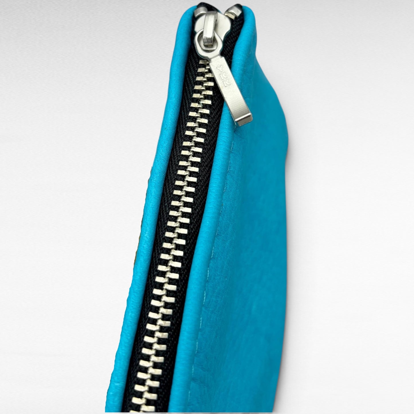Small Deer Skin Double Zipper Pouch – 4.8" Zipper
