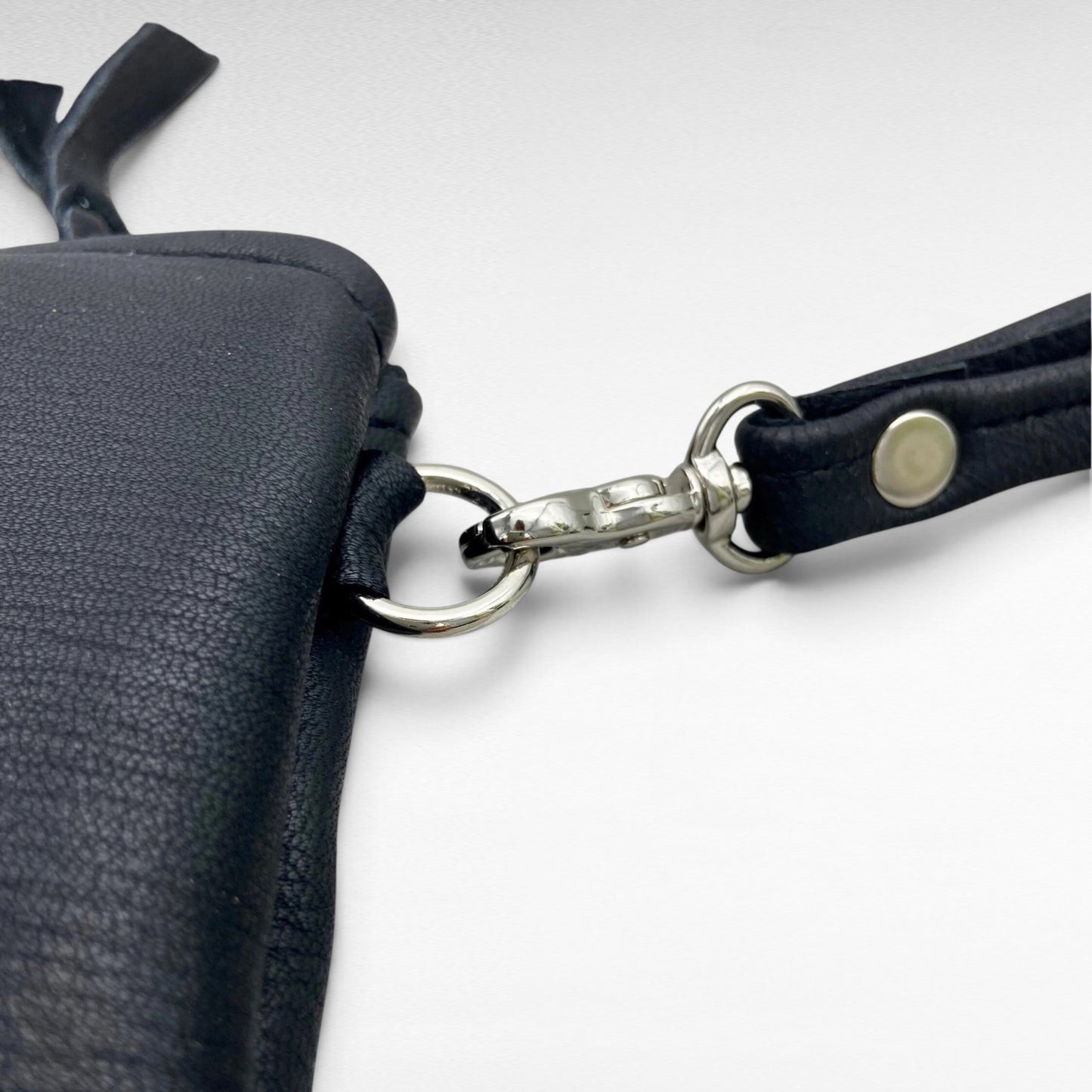 XXL Deer Skin Pouch with a Wristlet – 10" Zipper