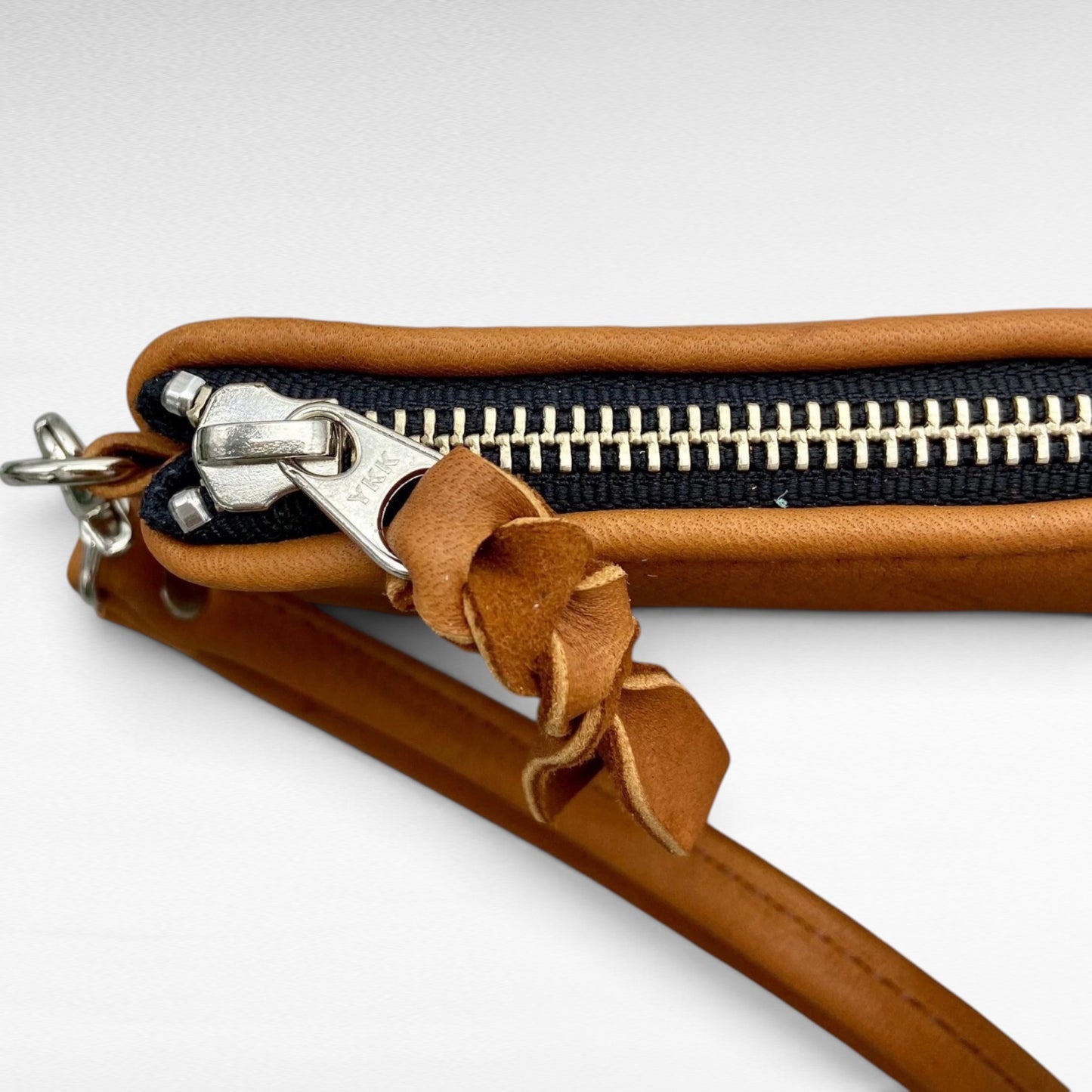 XXL Deer Skin Pouch with a Wristlet – 10" Zipper