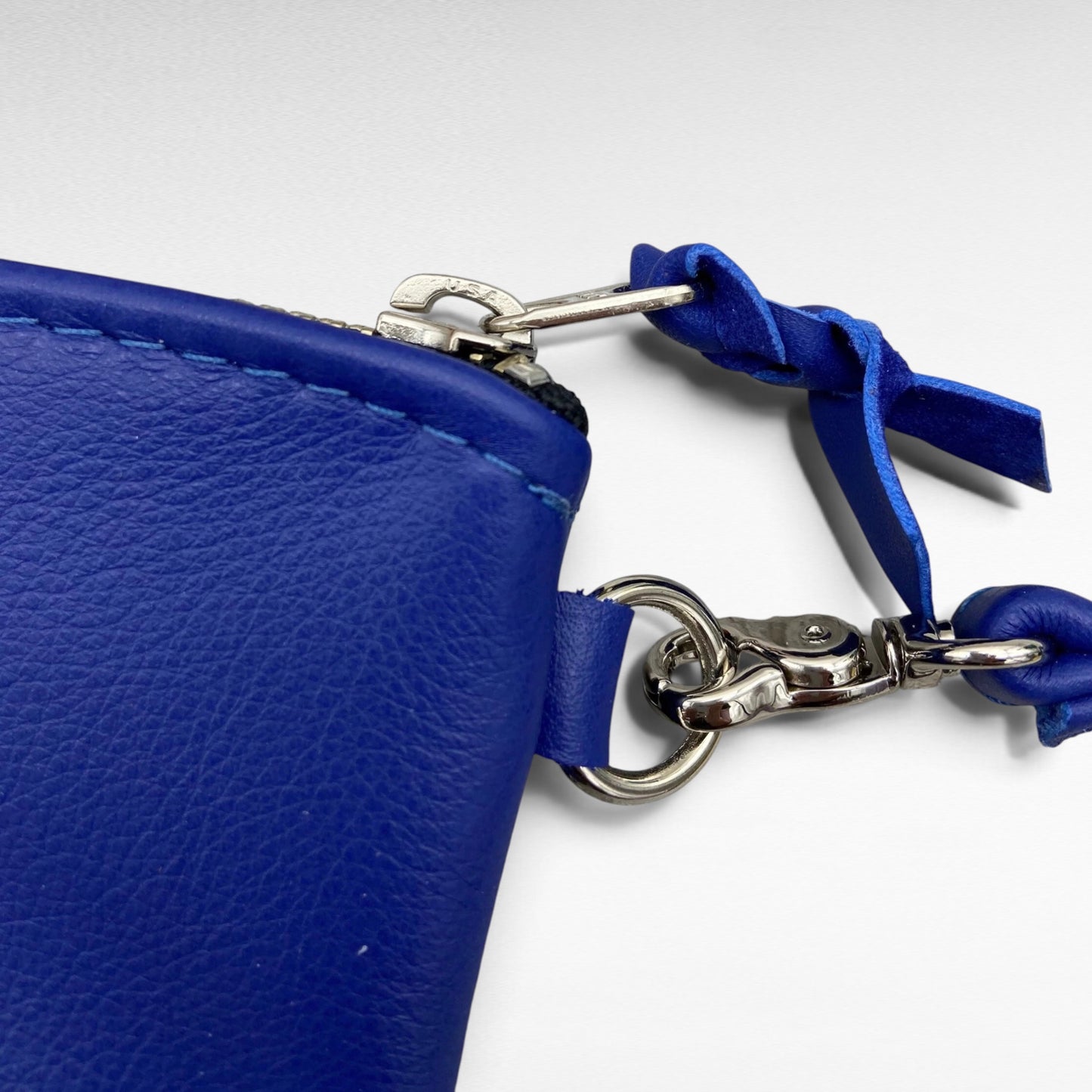 XXL Deer Skin Pouch with a Wristlet – 10" Zipper