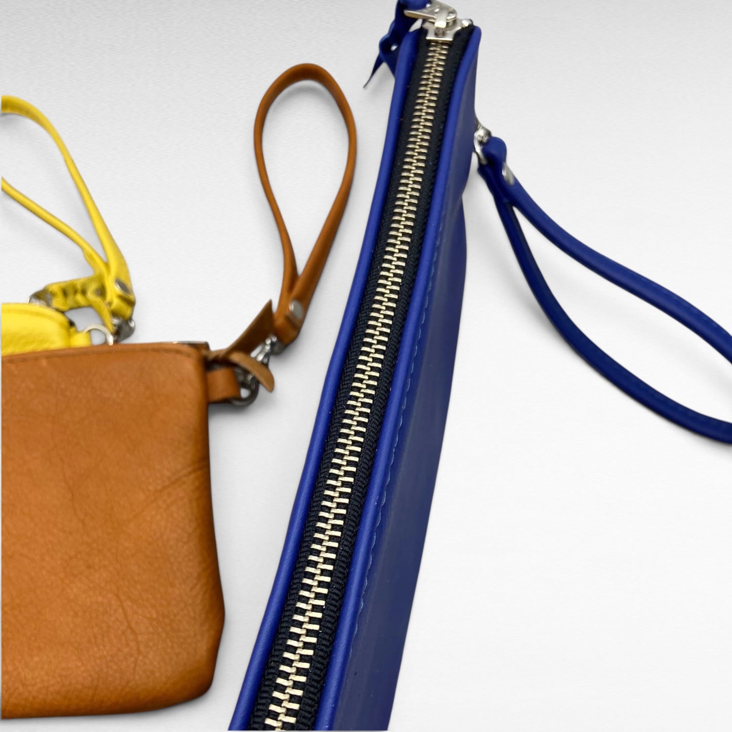 XXL Deer Skin Pouch with a Wristlet – 10" Zipper