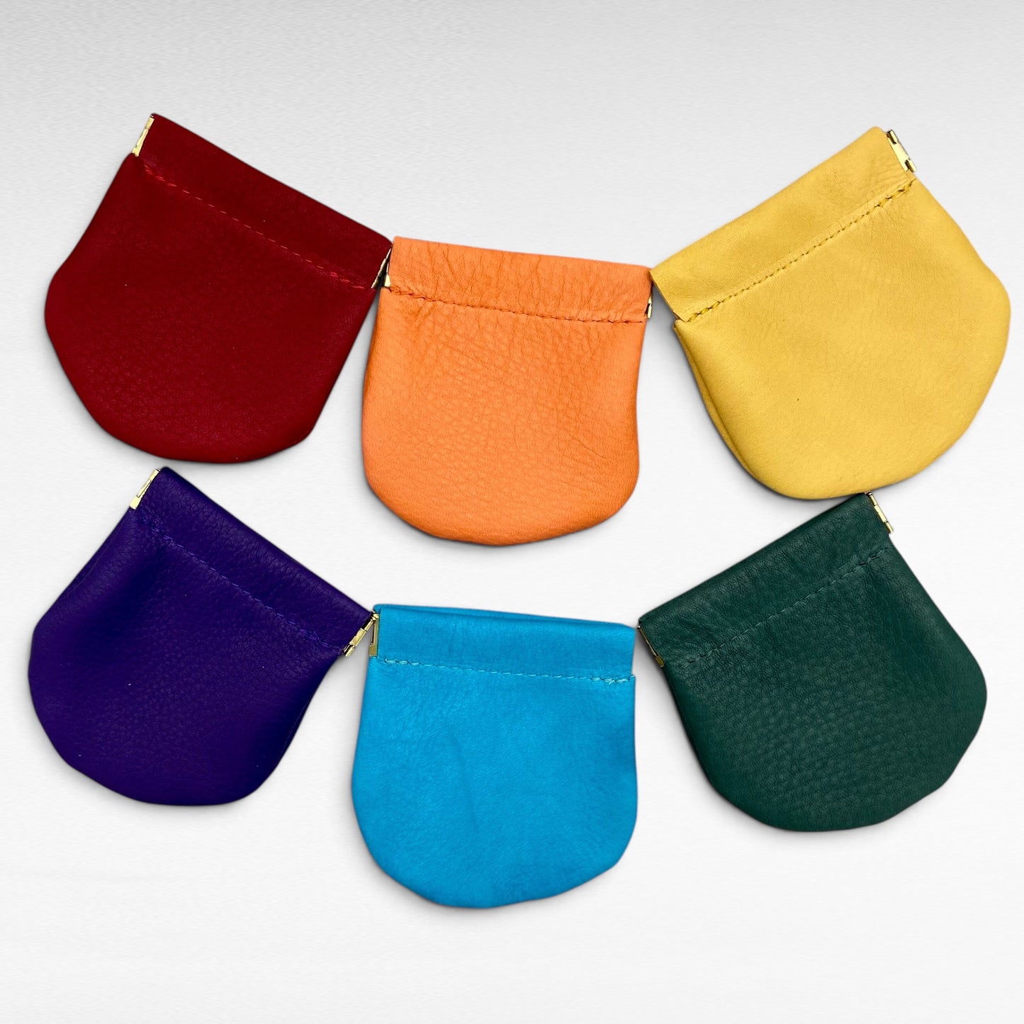 Large Deer Skin Squeeze Coin Case