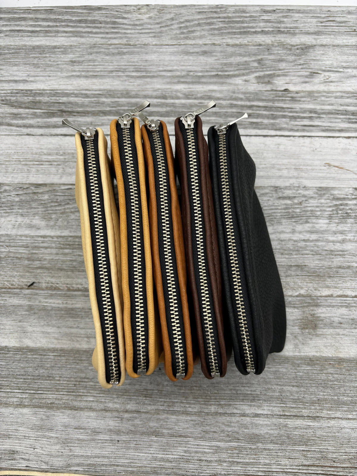Deerskin 7" Double Zipper Pouch | Handmade in USA