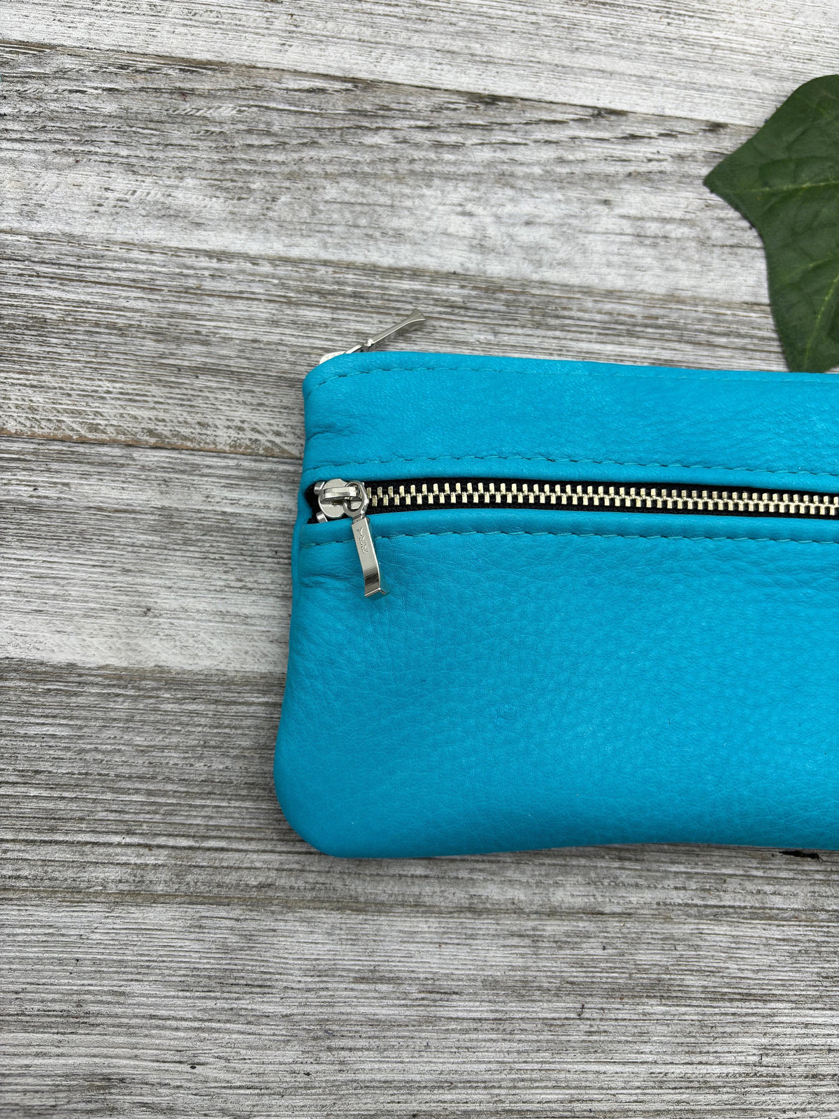 Deerskin 7" Double Zipper Pouch | Handmade in USA