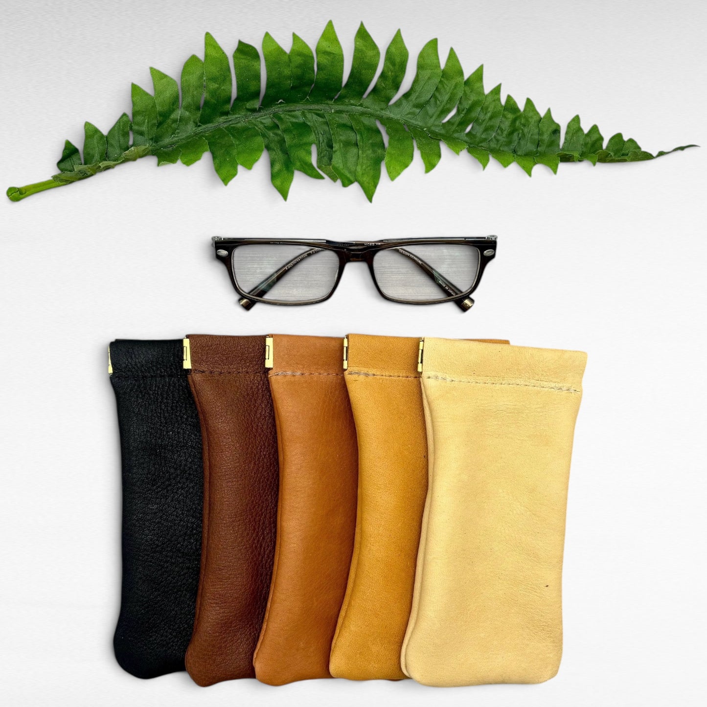 Deerskin Leather Eyeglass Case