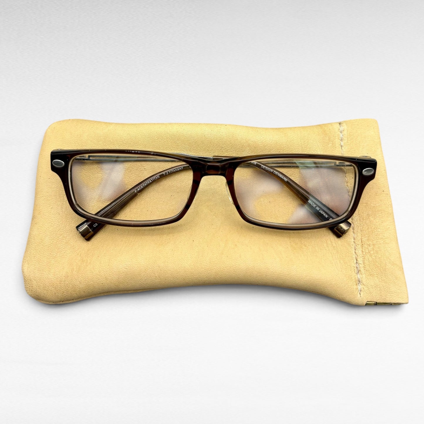 Deerskin Leather Eyeglass Case
