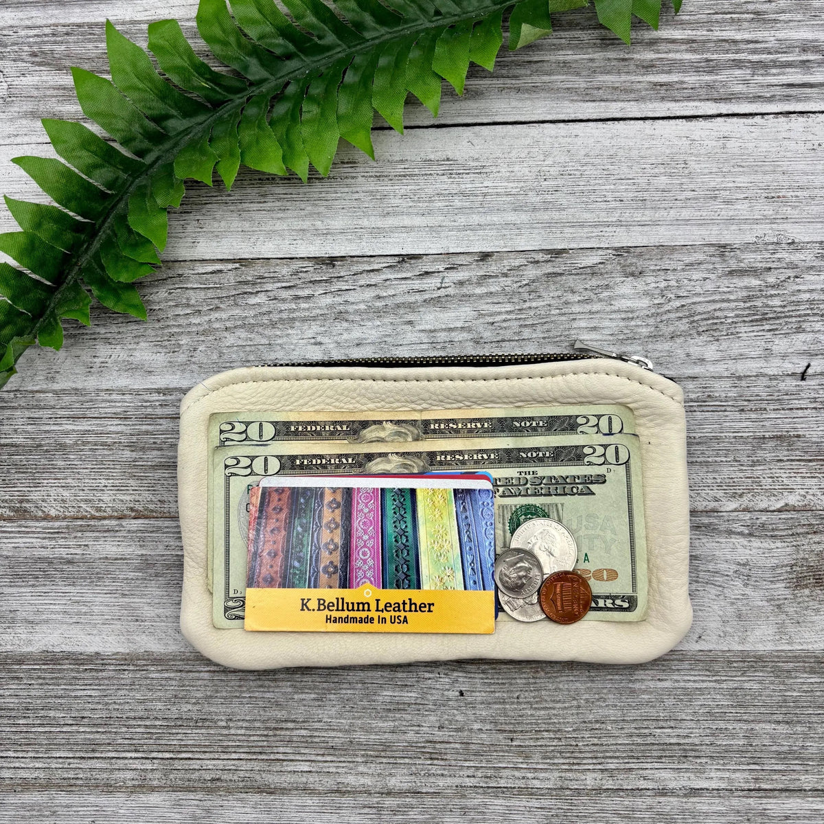 Deerskin 7" Zipper Pouch | Handmade in USA