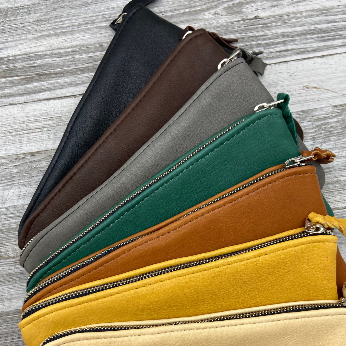 Deerskin 8" Double Zipper Pouch | Handmade in USA