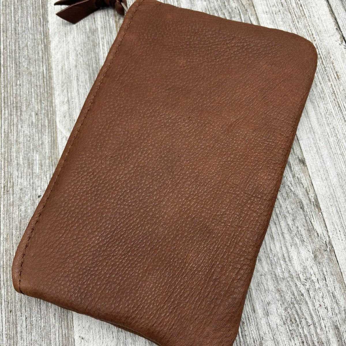 Deerskin 8" Double Zipper Pouch | Handmade in USA