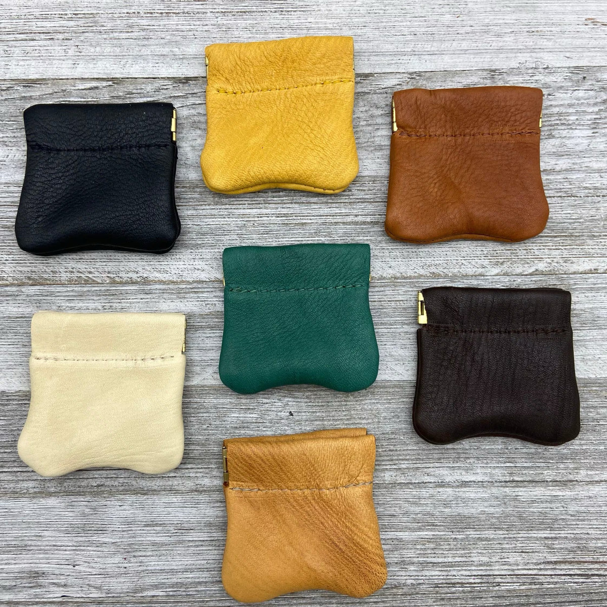 Deerskin Small Pop Coin Case | Handmade in USA